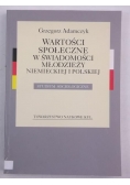 Wartości społeczne w świadomości młodzieży niemieckiej i polskiej