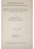 Handbuch der liturgiewissenschaft