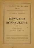 Równania różniczkowe