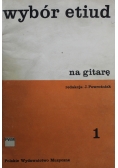 Wybór etiud na gitarę 1