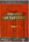Studia i analizy sądu najwyższego ,Tom II