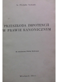 Przeszkoda impotencji w  prawie kanonicznym