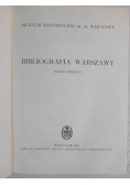 Durko Janusz (red.) - Bibliografia Warszawy. Druki zwarte