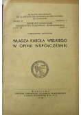 Władza Karola Wielkiego w opinii współczesnej 1938 r.