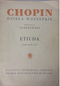 Chopin dzieła wszystkie. Etiuda