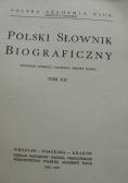 Polski słownik biograficzny Tom XII