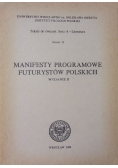 Manifesty programowe futurystów Polskich
