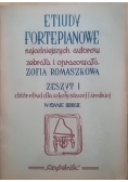 Etiudy fortepianowe najcelniejszych autorów. Zeszyt I