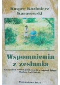 Wspomnienia z zesłania, autograf Kasper Kazimierz Karasowski