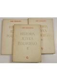 Historia języka polskiego, t. I- III