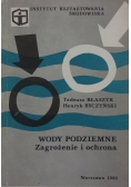 Wody podziemne Zagrożenie i ochrona