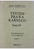 System prawa karnego, tom IV