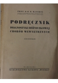 Podręcznik diagnostyki różniczkowej chorób wewnętrznych, 1930 r.