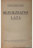Bezgrzeszne lata, 1925 r.