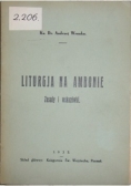 Liturgia na Ambonie, 1933 r.