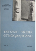 Łódzkie studia etnograficzne Tom VII