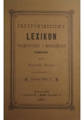 Przypowieściowy lexikon talmudyczny i midraszowy, reprint z 1887 r.