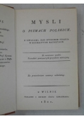 Mysli o pismach polskich, z uwagami, nad sposobem pisania w rozmaitych materyach, Reprint z 1801 r.