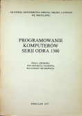 Programowanie komputerów serii Odra 1300