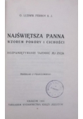 Najświętsza Panna wzorem pokory i cichości ,1934r.