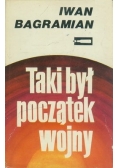 Taki był początek wojny