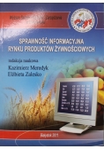 Sprawność informacyjna rynku produktów żywnościowych