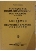 Podręcznik języka niemieckiego dla Polaków 1941r.