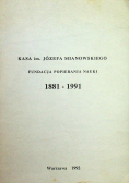 Fundacja popierania nauki 1881 1991
