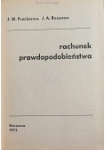 Rachunek prawdopodobieństwa
