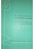 Z zagadnień psychologii agresji