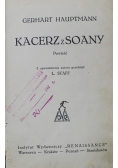 Kacerz z Soany powieść ok 1927 r.