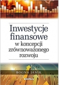 Inwestycje finansowe w koncepcji zrównoważonego rozwoju