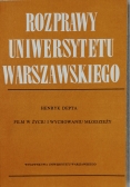 Rozprawy Uniwersytetu Warszawskiego