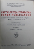 Encyklopedja podręczna prawa publicznego Tom I 1926 r.