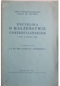 Encyklika o małżeństwie chrześcijańskiem, 1931 r.