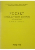Poczet polaków wyniesionych do godności szlacheckiej przez monarchów Austriackich Reprint 1935