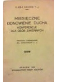 Miesięczne odnowienie ducha konferencje dla osób zakonnych, 1933r