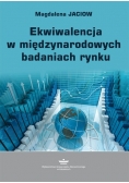 Ekwiwalencja w międzynarodowych badaniach rynku