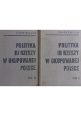 Polityka III Rzeszy w okupowanej Polsce. Zestaw 2 książek