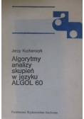 Algorytmy analizy skupień w języku ALGOL 60