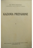Kazania przygodne, 1923 r.