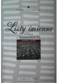 Listy imienne ofiar Bydgoszczy plus autograf