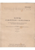 Słownik starożytności słowiańskich tom 1, cz. 1