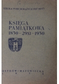 Księga pamiątkowa 1830-29XI-1930, 1930r.