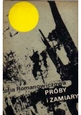 Próby i zamiary