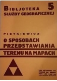 O sposobach przedstawiania terenu na  mapach