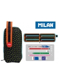 Multipiórnik Milan owalny z 4 piórnikami Super Heroes