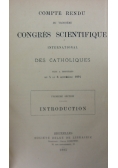 Compte rendu du quatrieme congres scientifique international des catholiques, 1989r.