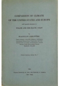 Comparison of Climate of the United States and Europe, 1945 r.
