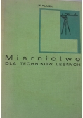 Miernictwo dla techników leśnych